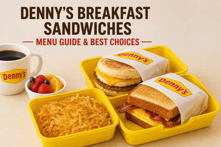 Denny's Breakfast Sandwiches Menu Guide & Best Choices