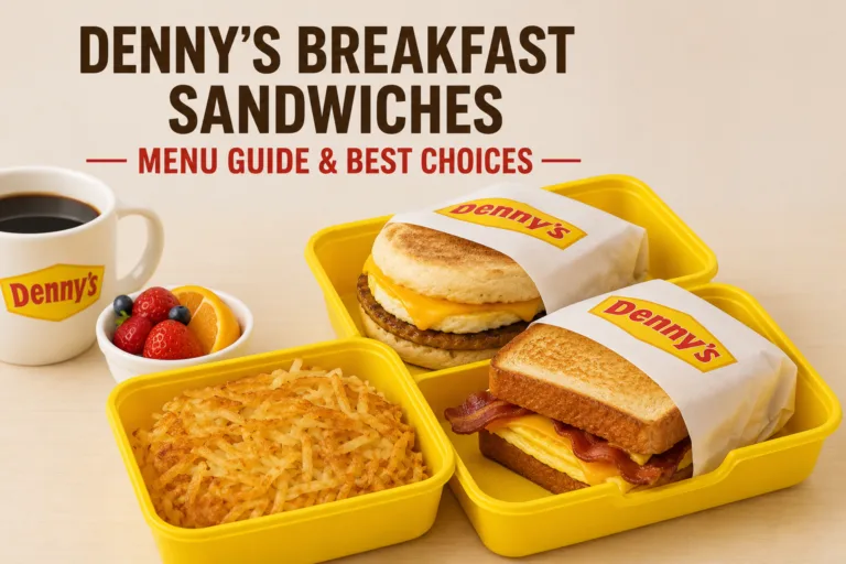 Denny's Breakfast Sandwiches Menu Guide & Best Choices