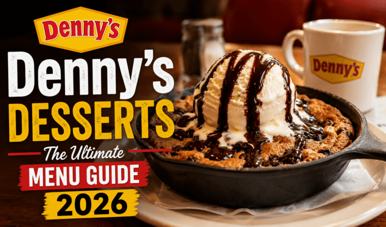 Denny's Desserts The Ultimate Menu Guide 2026