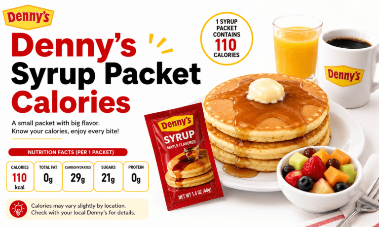Denny's Syrup Packet Calories