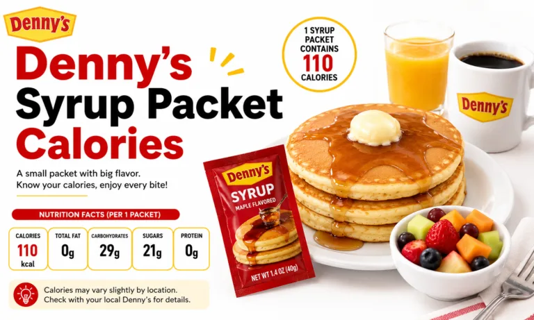 Denny's Syrup Packet Calories