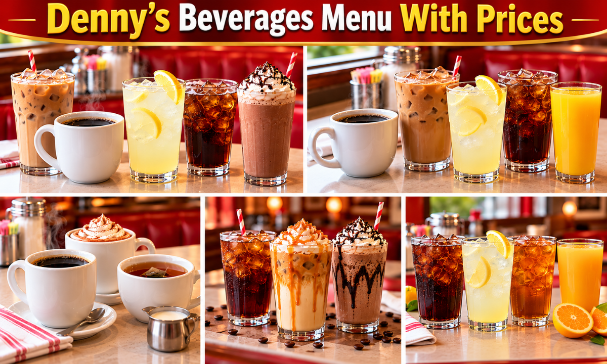 Denny’s Beverages Menu With Prices & Calories
