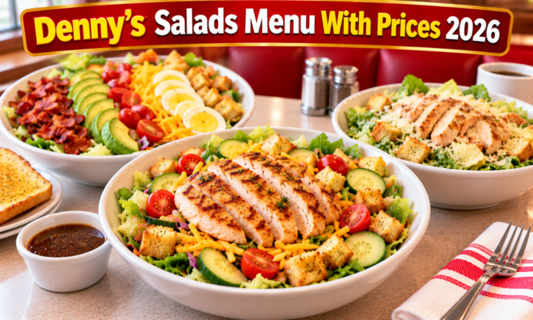 Denny’s Salads Menu With Prices 2026