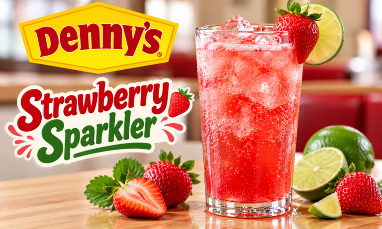 Denny’s Strawberry Sparkler: Price, Calories & Drink Details