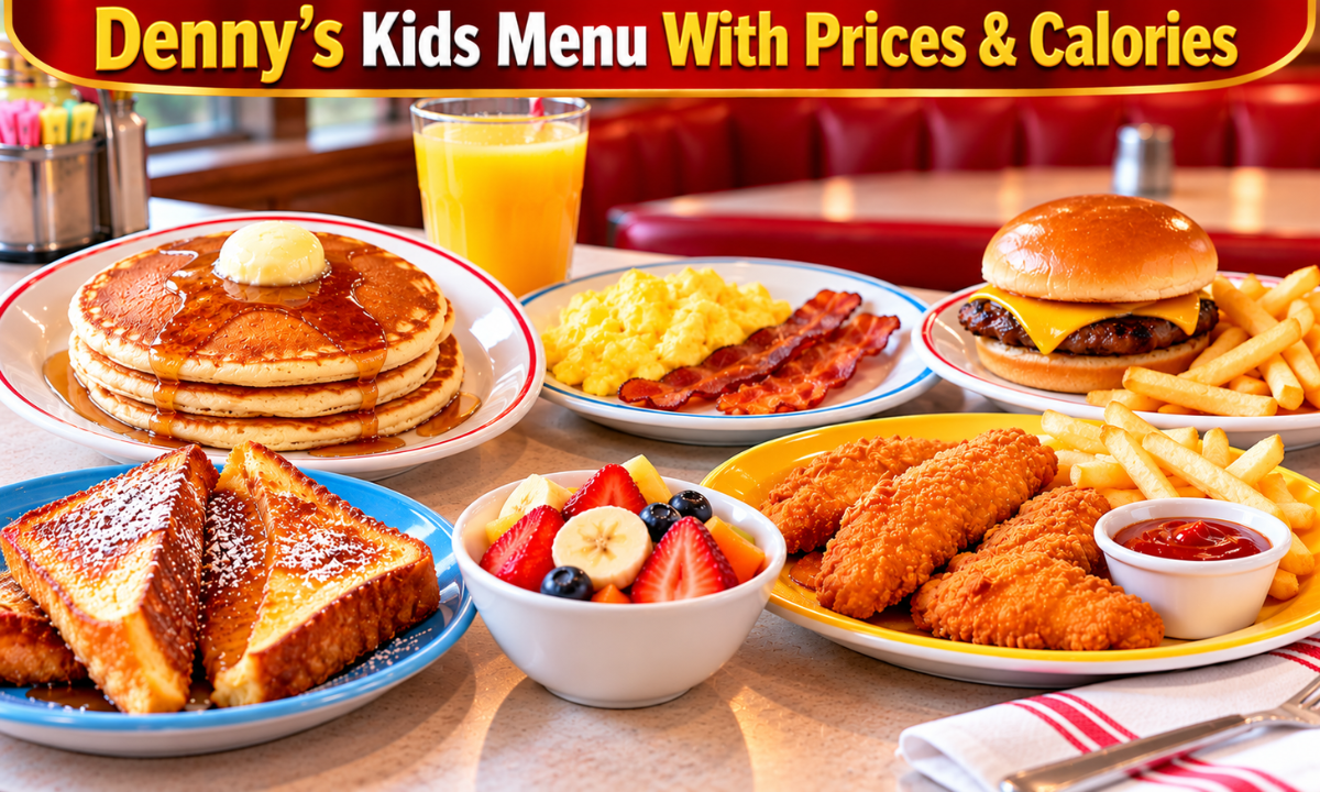 Denny’s Kids Menu With Prices & Calories